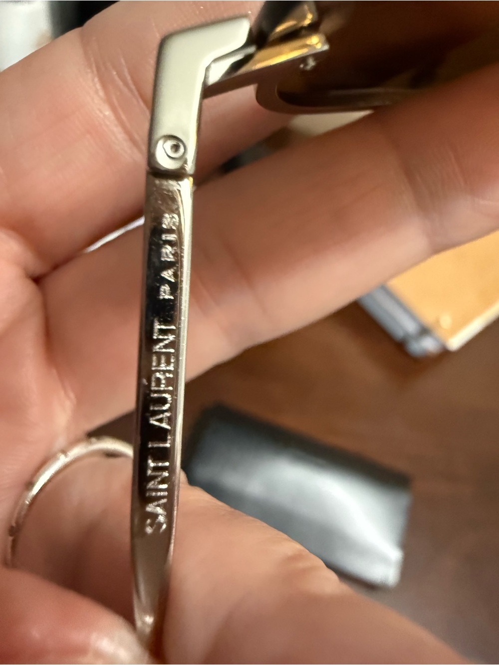 Saint Laurent Classic 11 M 002 silver with brown - Picture 9 of 14